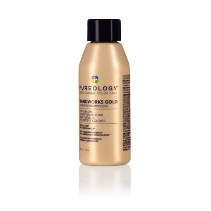 Pureology Nanoworks Gold Shampoo - For Very Dry and Color-Treated Hair, Renews Softness & Shine, Sulfate-Free & Vegan