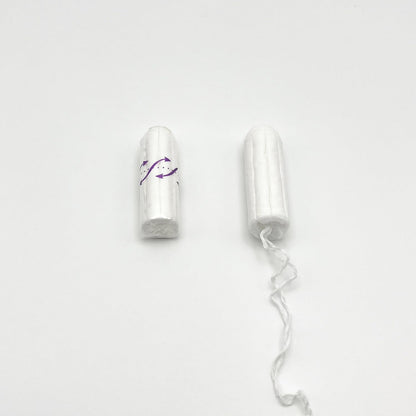No Applicator Tampons Regular Absorbency Cotton Tampons for Women Disposable 48ct (Regular)