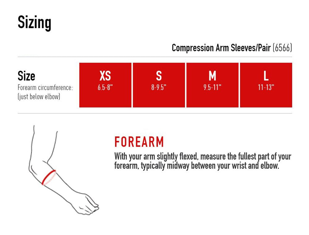 McDavid Compression Arm Sleeve, 50+ UV Skin Protection, Cooling Arm Sleeve for Sports