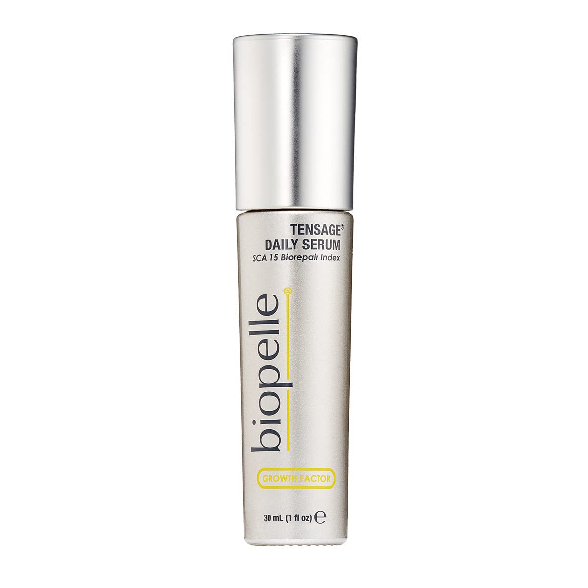 Biopelle Tensage Growth Factor Daily Facial Serum with SCA 15 Biorepair Index, Snail Mucin Serum for Face with Niacinamide, Hyaluronic Acid, and Antioxidants, 1 Oz