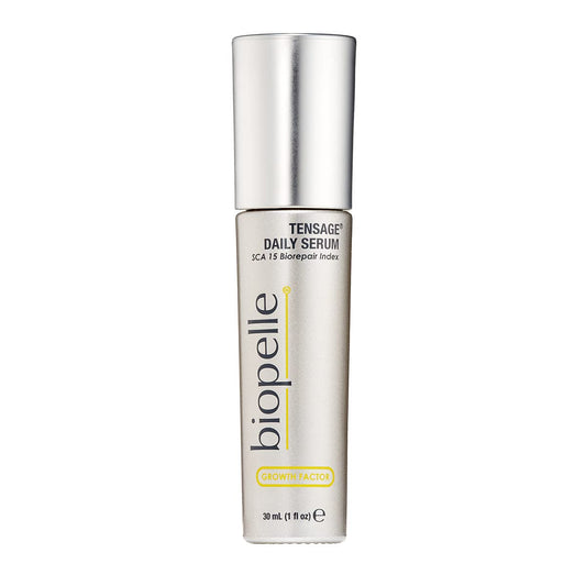 Biopelle Tensage Growth Factor Daily Facial Serum with SCA 15 Biorepair Index, Snail Mucin Serum for Face with Niacinamide, Hyaluronic Acid, and Antioxidants, 1 Oz