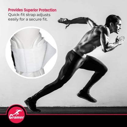 Active Ankle T2 Ankle Brace, Rigid Ankle Stabilizer for Protection & Sprain Support for Volleyball, Cheerleading, Ankle Compression Braces for Men & Women, White, Large