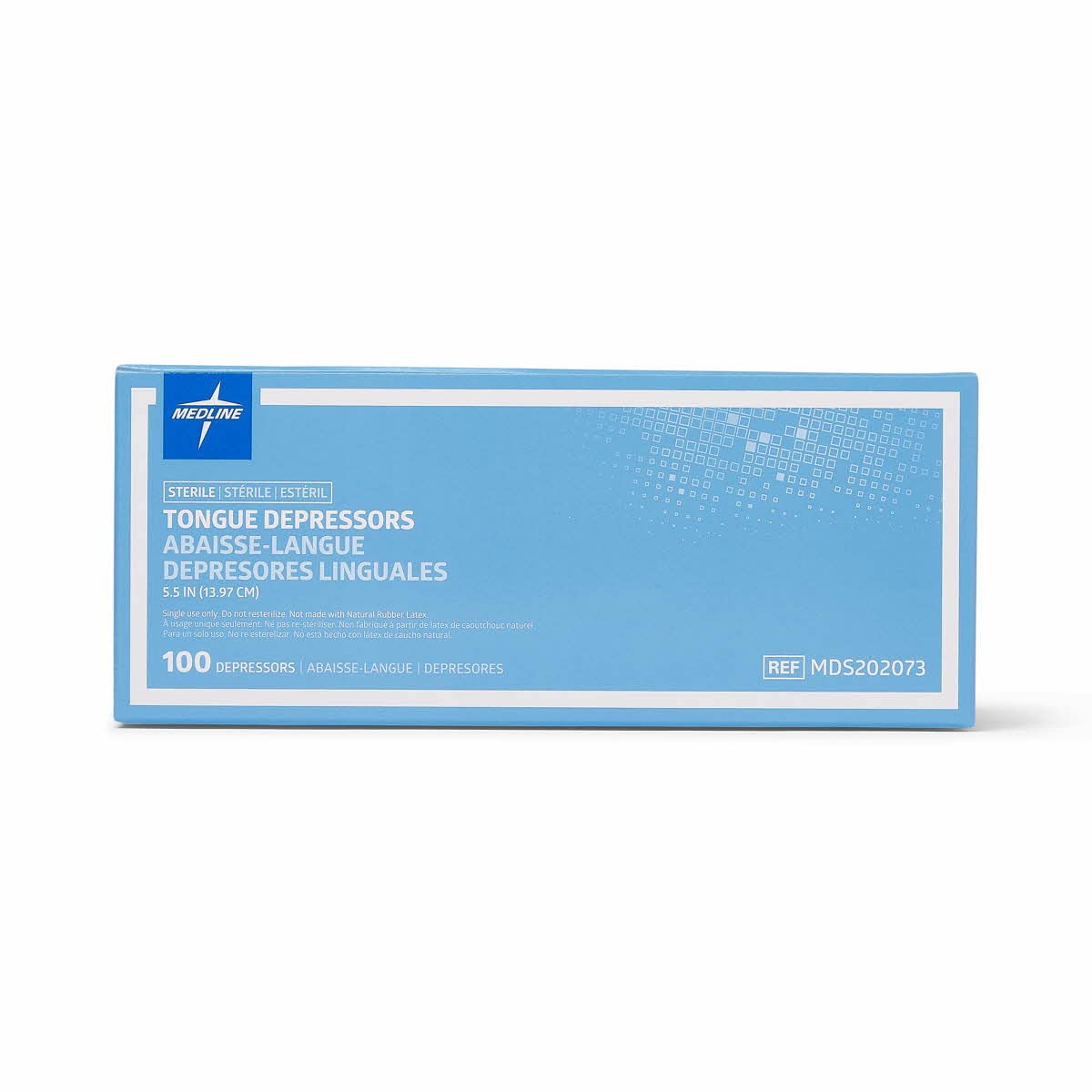 Medline Sterile Tongue Depressor, 5.5" Size, Pack of 1000