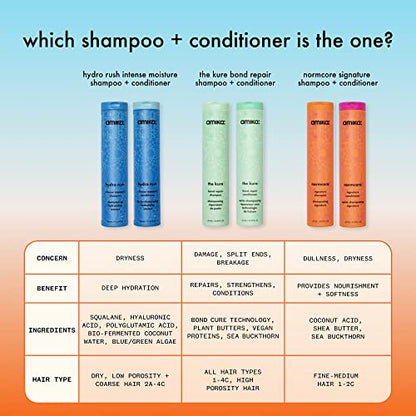 amika hydro rush intense moisture conditioner with hyaluronic acid