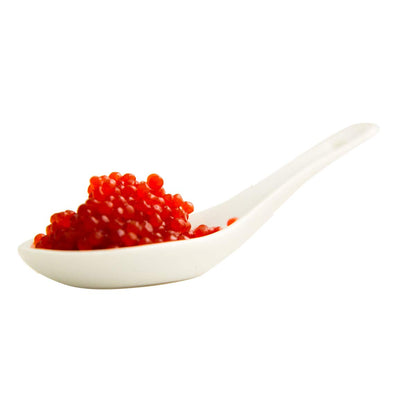 Eurocaviar - Shikran - Sampler pack: 4 x 0.88 oz Mullet Roe Black Caviar Pearls + Mullet Roe Red Caviar Pearls + Smoked Salmon Caviar Pearls + Anchovies Caviar Pearls