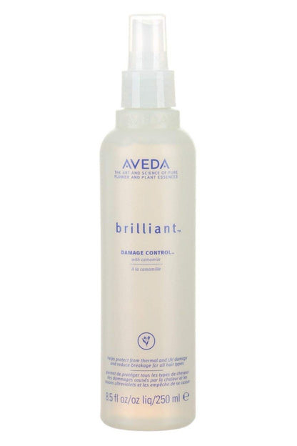 Aveda Brilliant Damage Control | Detangling Spray | Heat Protection Spray | Reduces Damage and Breakage | Jasmine, Rose, Clove Aroma | 8.5 Fl Oz