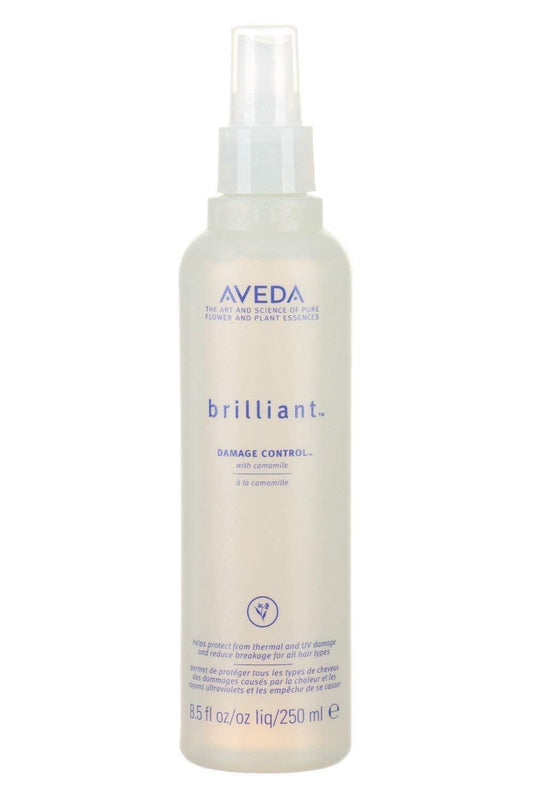Aveda Brilliant Damage Control | Detangling Spray | Heat Protection Spray | Reduces Damage and Breakage | Jasmine, Rose, Clove Aroma | 8.5 Fl Oz