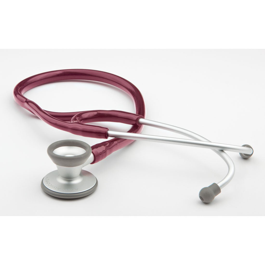 ADC Adscope 606 Ultra Lightweight Cardiology Stethoscope with Tunable AFD Technology, 28 inch Length, Burgundy