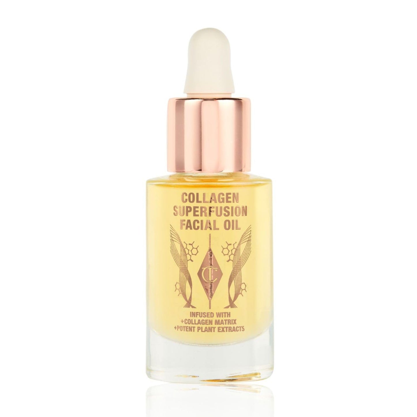Charlotte Tilbury Collagen Superfusion Face Oil - Skin-Nourishing Collagen Facial Oil for a Glowing, Plump & Healthier-Looking Complexion - Enriched with Essential & Superfood Oils
