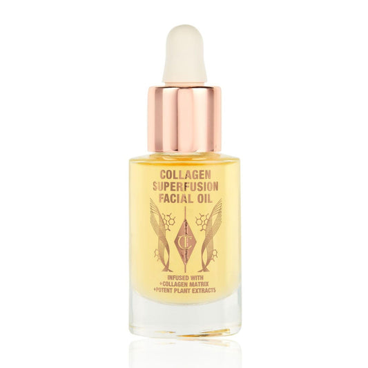 Charlotte Tilbury Collagen Superfusion Face Oil - Skin-Nourishing Collagen Facial Oil for a Glowing, Plump & Healthier-Looking Complexion - Enriched with Essential & Superfood Oils