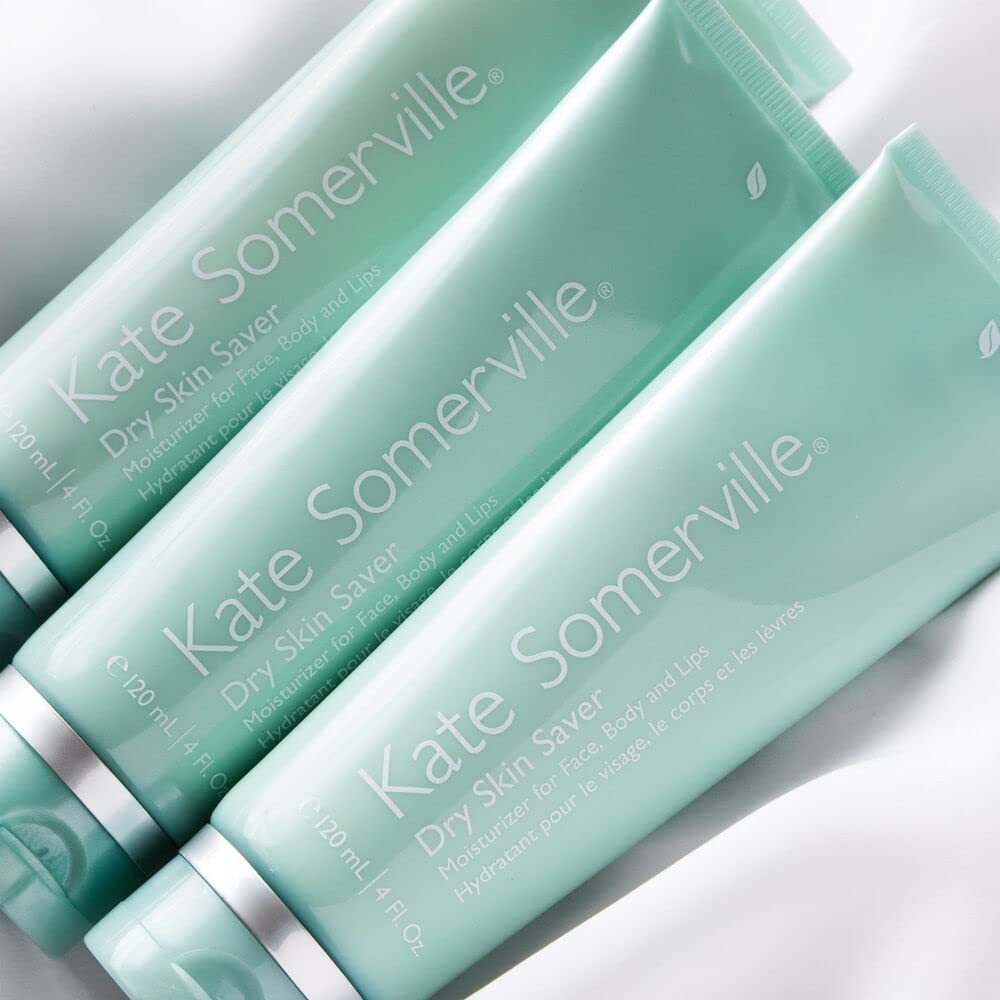 Kate Somerville Dry Skin Saver – Eczema Therapy Cream, Soothing, Hydrating Face and Body Lotion for Sensitive Skin, 4 Fl Oz