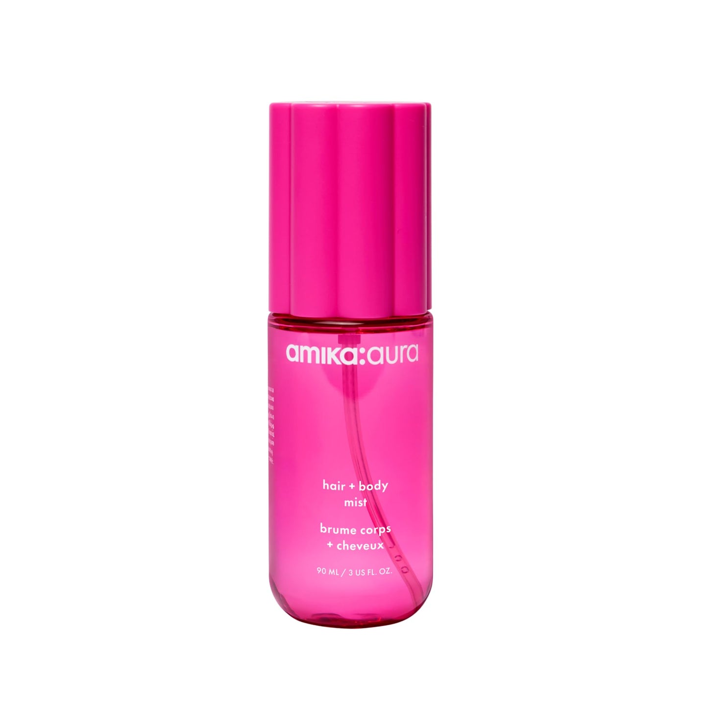 amika: aura hair and body mist | pink grapefruit, juicy apricot + warm vanilla