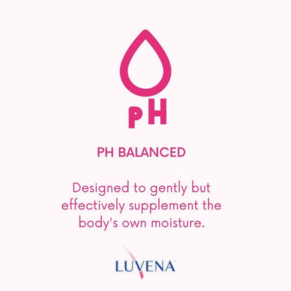 Luvena Lubricant for Women, Relieves Feminine Dryness, Intimate Skin Care & Menopause Support, Moisturizing Lubrication Gel, Non Staining, pH Balanced, Water Based, Paraben & Glycerin Free (2 Pack)