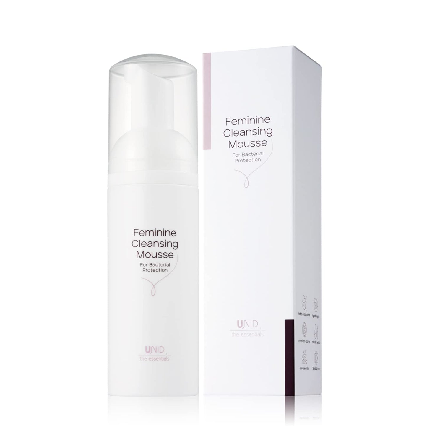 Gentle Feminine Cleansing Mousse | pH Balanced Intimate Cleanser for Sensitive Skin | Reduces Odor and Itch | With Lactic Acid and Vitamin B5 | SLS Free, Fragrance Free | 5.07 Fl Oz (150mL)