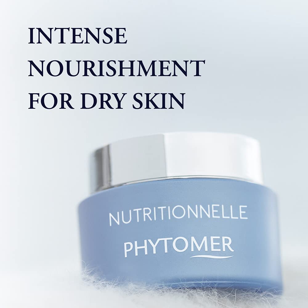 Phytomer Nutritionnelle Dry Skin Rescue Face Moisturizer Cream | Hydrating Face Moisturizer | For Plump, Youthful Skin | Reduce Tightness, Restore Moisture | 50ml