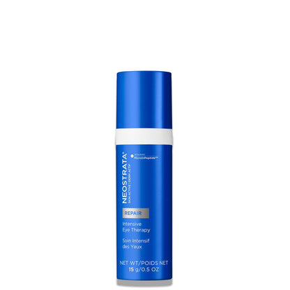 NEOSTRATA SKIN ACTIVE Intensive Eye Therapy, Anti Aging Under Eye Ceam, Treats Dark Circles, Puffiness, Fine Lines and Wrinkles with Hyaluronic Acid, Peptides and Bakuchiol, 0.5 oz