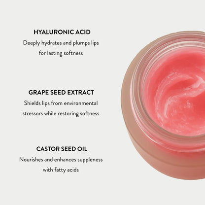 Nurse Jamie Rosé All Night Lip Mask & Exfoliating Tool – Hydrating Overnight Treatment for Softer, Smoother Lips