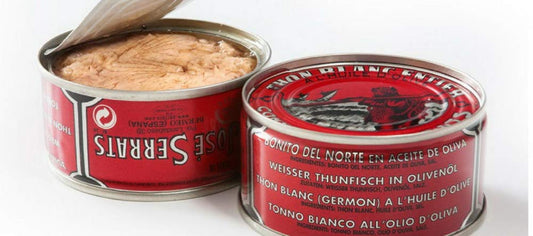 Serrats White Tuna Lions (Bonito) in Olive Oil From Spain (4 Pack - 4oz/115g Each)
