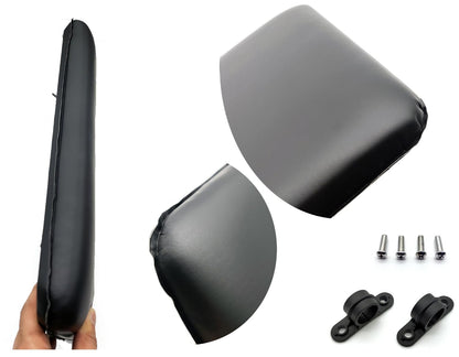Rollator seat Cushion,Rollator pad,Rollator Walker Replacement Seat, Padded Seat with Stand, with Storage Bag,W/Hardware, 14.2" * 11.8". Universal Replacement Rollators Parts. (1Ea Black)