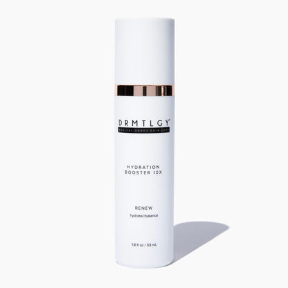 DRMTLGY Hydration Booster 10X – Hyaluronic Acid Serum for Intense Hydration & Skin Plumping – With Soybean, Green Tea & Aloe – Reduces Fine Lines & Boosts Moisturizer Absorption – 1.8 fl oz