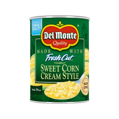 Del Monte Fresh Cut Golden Sweet Corn Cream Style, 14.75 oz. Can, Canned Vegetables