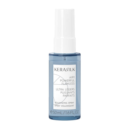 KERASILK Volumizing Spray | Enhances Volume & Body |Provides Weightless Conditioning & Detangling |With Heat Protection | For Limp, Flat Hair