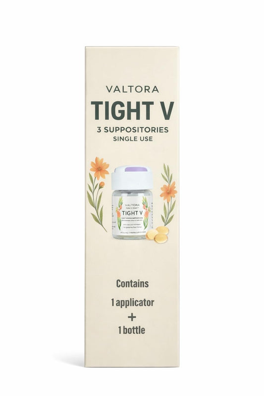 Tight V Plant-Based Feminine Wellness Suppositories, pH-Friendly Intimate Care, Refresh & Cleanse, 3-Day Support