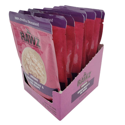 RAWZ® Shredded Chicken Breast & Egg Recipe 8/2.46 oz Pouches