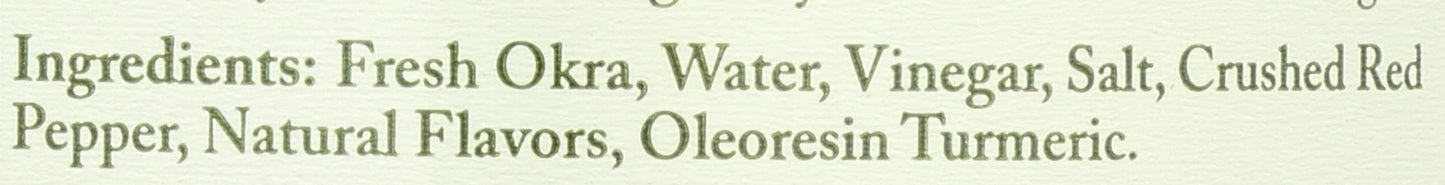 Pickled Pink Foods, Okra Pickled, 16 Fl Oz