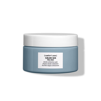 Sublime Skin Peel Pads, Exfoliating Face Wipes, Brightens, Smooths Texture, Double Action, Fragrance Free, Clean Beauty, Glycolic, Lactic, Citric Acids, 28 Count