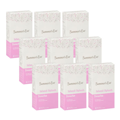 Summer's Eve Douche, Island Splash, 2 Units, 4.5 oz Each (Pack of 9)