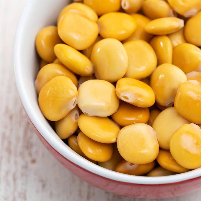 Flora Foods Lupini Beans | Ready to Eat Healthy Snack | 24 oz. Jar (680g) | Imported 100% Italian | All Natural | Non GMO | Fresh Harvest | From Italy to Your Table