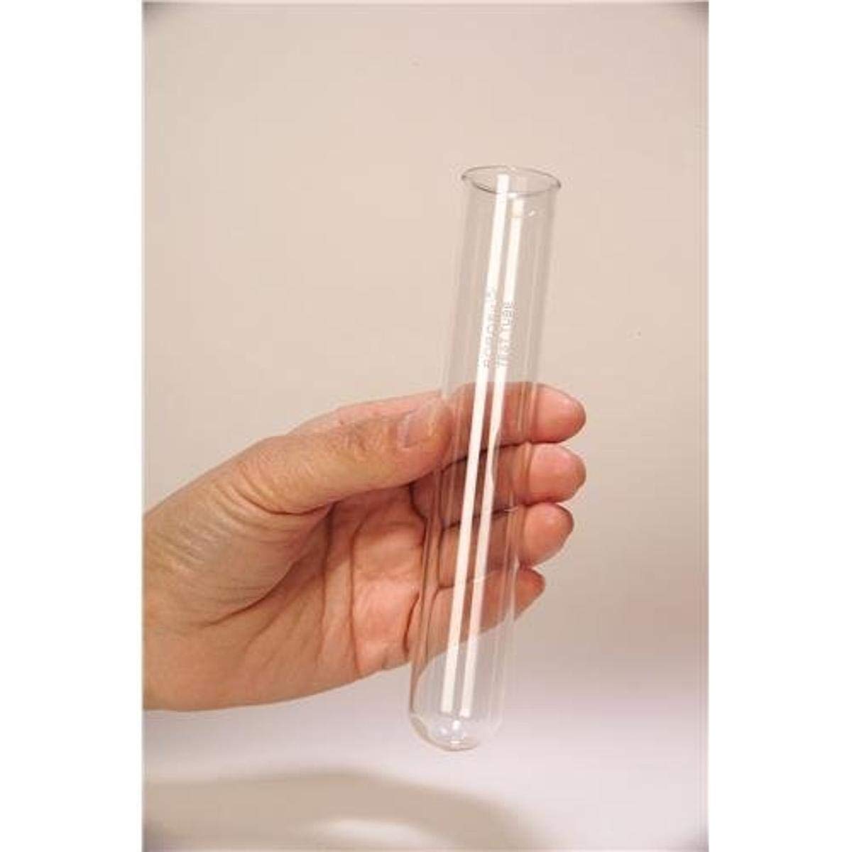 United Scientific TT9800-H Borosilicate Glass Test Tube with Rim, 60ml Capacity (Pack of 72)