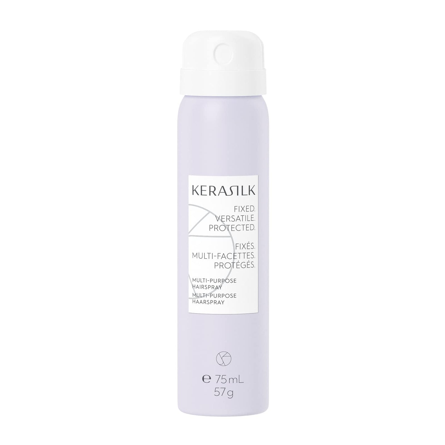 KERASILK Multi-Purpose Hairspray | Creates Long-Lasting Touchable Hold | Finishes & Locks in Hairstyles | Quick Drying | With Heat Protection & Humidity Protection