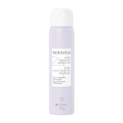 KERASILK Multi-Purpose Hairspray | Creates Long-Lasting Touchable Hold | Finishes & Locks in Hairstyles | Quick Drying | With Heat Protection & Humidity Protection
