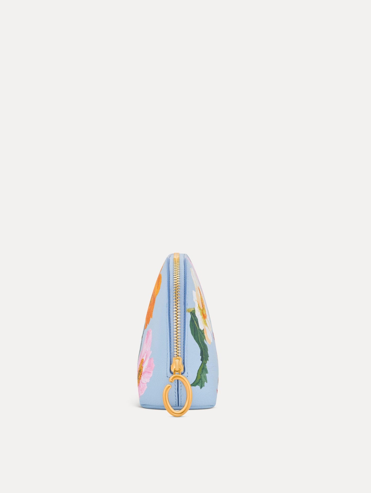 Oscar Renta Poppy Printed Medium Cosmetic