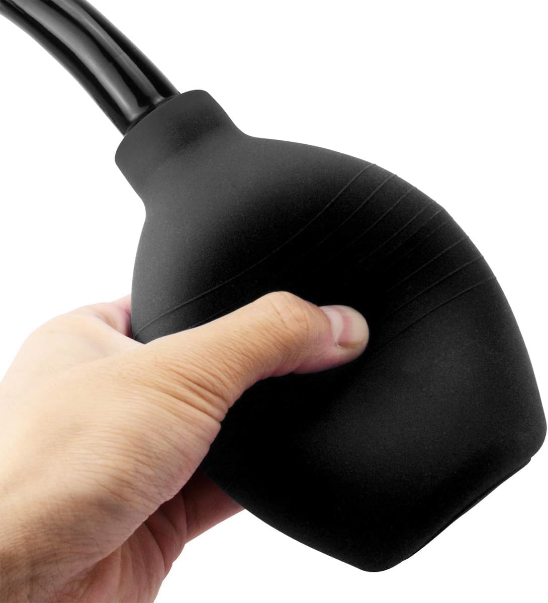 Anal Douche Enema Bulb Vaginal Douche Enema Cleaner for Women’s or Man’s Health for Water Or Coffee Colon Cleansing, Detox and Constipation (Black, 10.4 Ounce)…