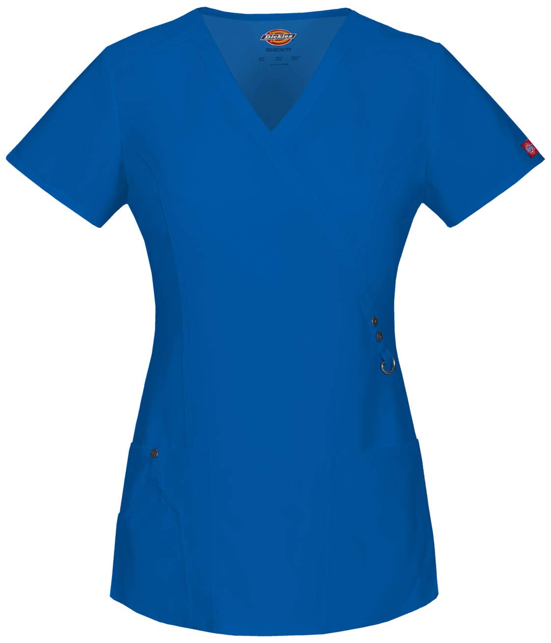 Dickies Xtreme Stretch Women Scrubs Top Mock Wrap 85956