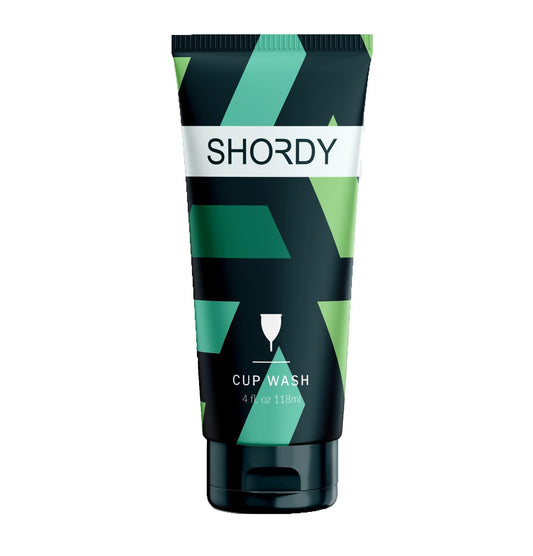 SHORDY Menstrual Cup Wash – pH Balanced Unscented Feminine Care Cleanser for Silicone Cups & Period Discs – 4oz Travel Size