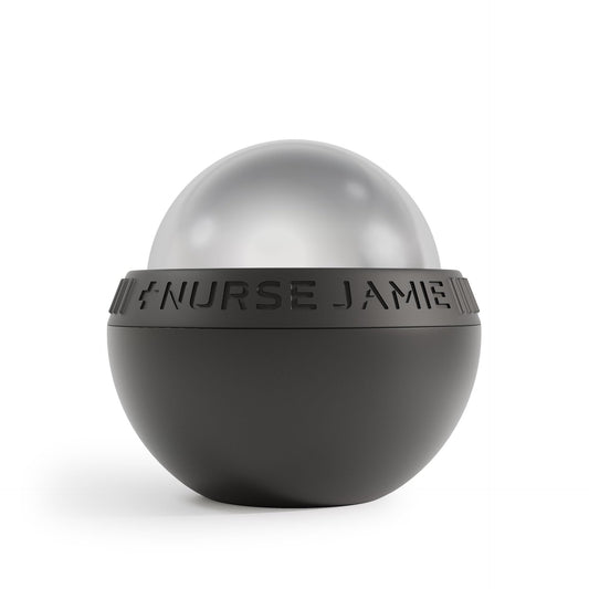 Nurse Jamie Super-Cryo Massaging Orb – Stainless Steel Roller for Face & Body – Long-Lasting Cooling & Warming Therapy for Circulation, Recovery & Tension Relief