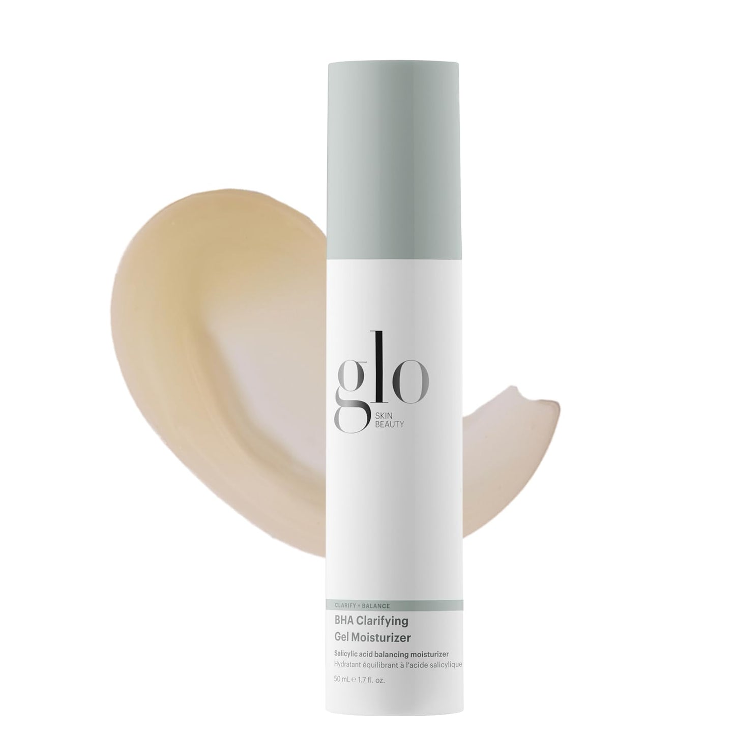 Glo Skin Beauty BHA Clarifying Gel Moisturizer – Oil Free Face Moisturizer for Acne-Prone & Oily Skin, With Salicylic Acid to Refine & Balance, Reducing the Appearance of Pores