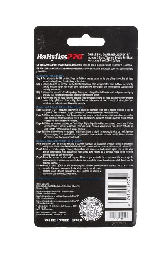 Replacement Foil and Cutter for UV Double Foil Shavers - for use with UV Foil Shavers ONLY