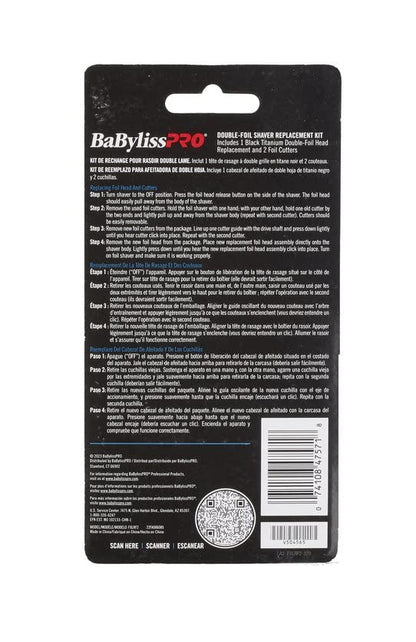 Replacement Foil and Cutter for UV Double Foil Shavers - for use with UV Foil Shavers ONLY