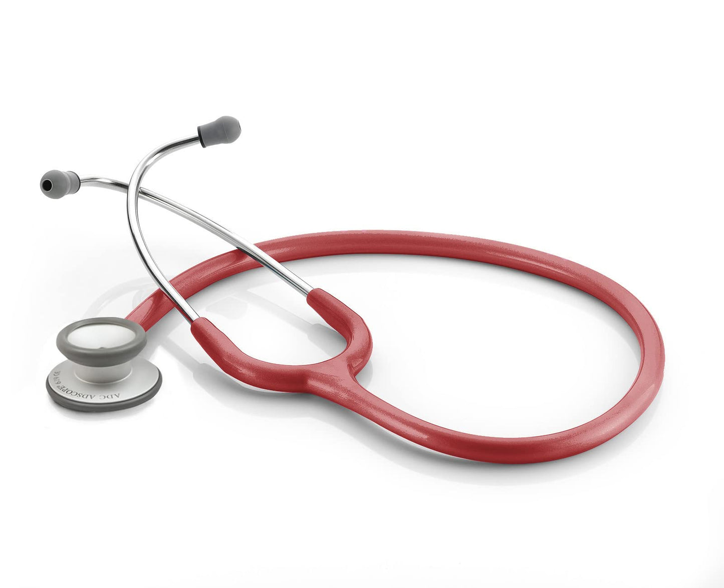 ADC Adscope Lite 619 Ultra Lightweight Clinician Stethoscope with Tunable AFD Technology, Red