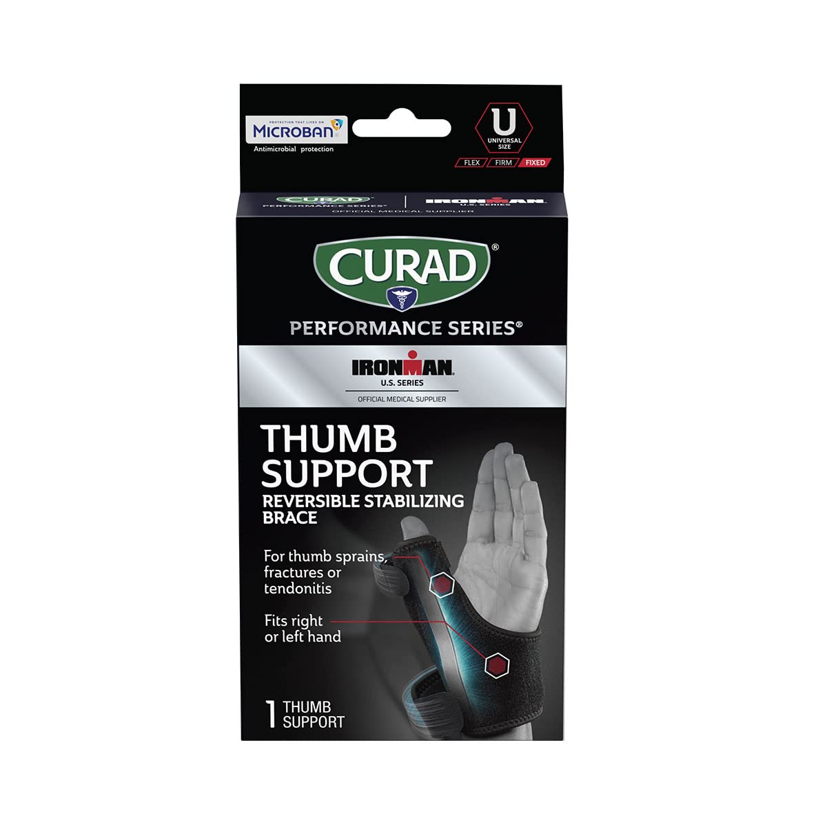 CURAD Performance Series Thumb Support, Reversible, Universal