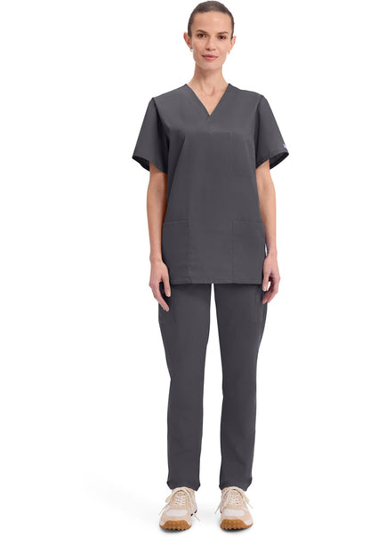 Cherokee Womens Unisex V-Neck Top