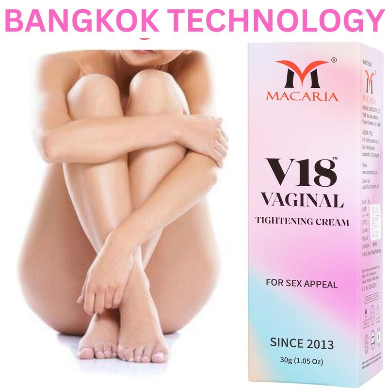 MACARIA V18 virgin again vaginal yoni Pussy tightening Shrink Cream Gel smell & taste for Girls