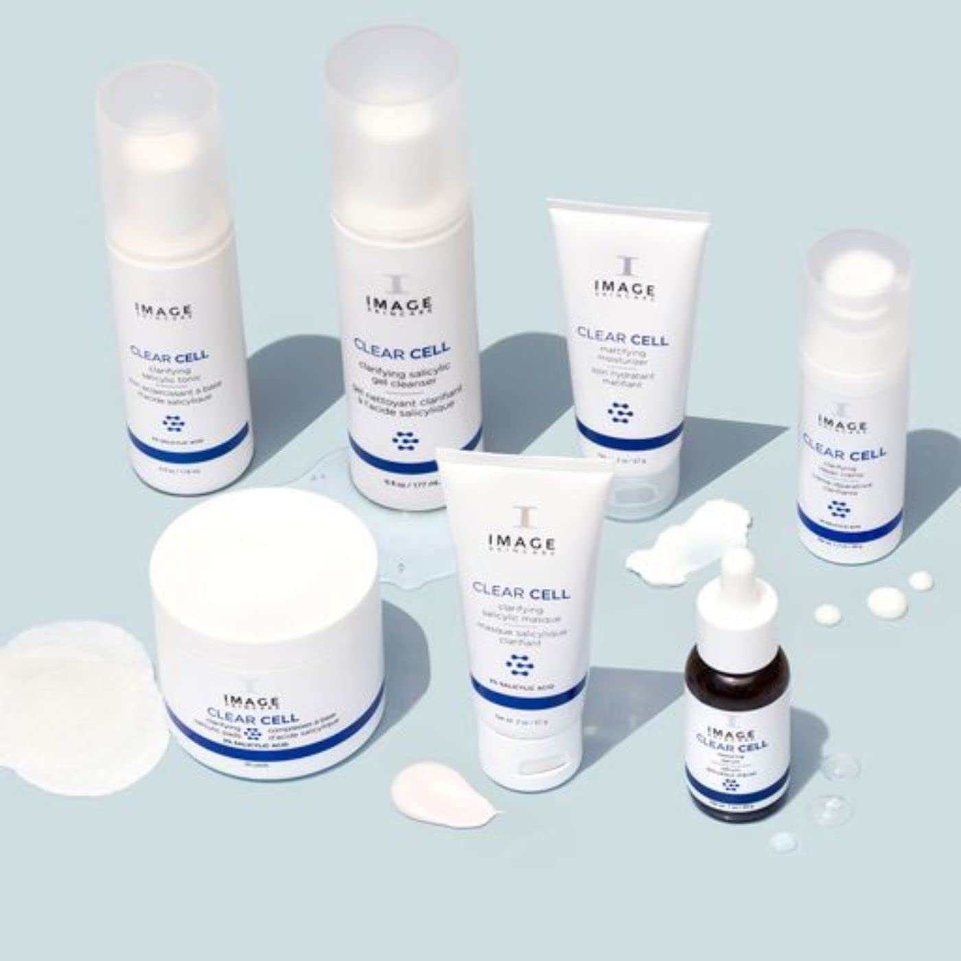IMAGE Skincare, CLEAR CELL Mattifying Moisturizer, Facial Lotion Hydrates Oily Prone Skin, Removes Excess Shine, 2 oz