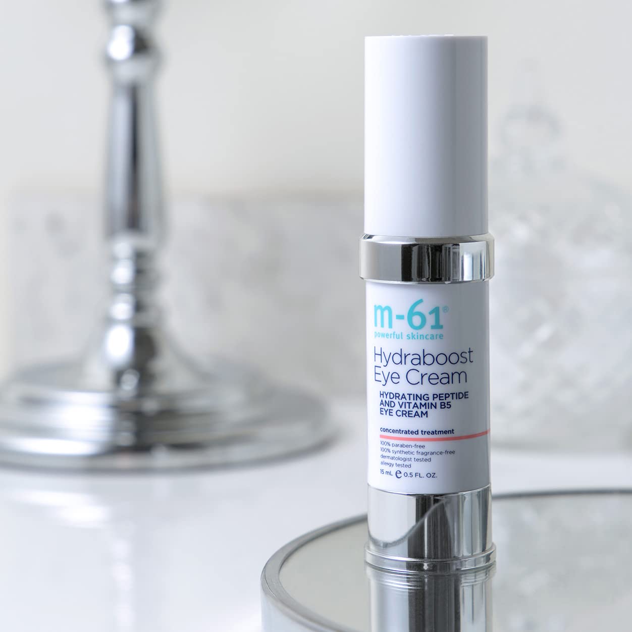 m-61 Hydraboost Eye Cream | Moisturizing, Firming Undereye Cream with Hyaluronic, Glycolic, Vitamin B5, and Peptides. Dermatologist Tested with Clinical Trial Results. For All Skin Types - 0.5 Fl Oz