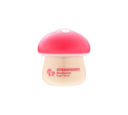 TONYMOLY Strawberry Mushroom Sugar Scrub – Exfoliating Face & Body Scrub with Strawberry & Mushroom Extracts, Sugar Granules & Vitamin C for Smooth, Hydrated, Radiant Skin, 2.37 fl oz